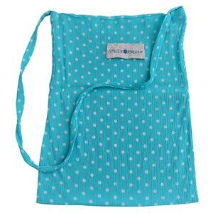 April Cornell Tote Crossbody Bag Blue Polka Dot New Without Tag Boho Cottagecore